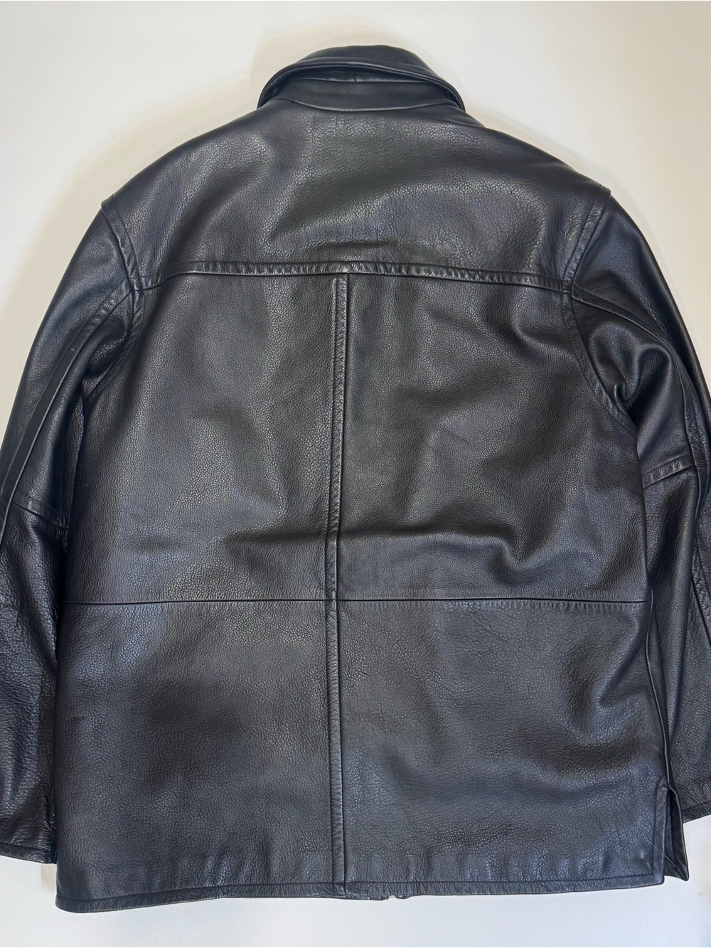 Wilsons Leather Black Zip-Front Bomber Jacket - Picture 2 of 10